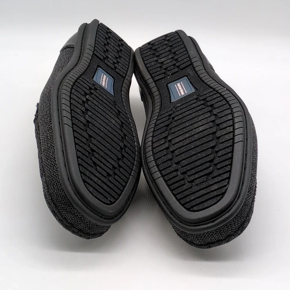 Aston Marc Shoes Mens Walk 02 Black 9.5‎ Driving Loafers Breathable Comfort NEW